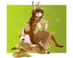 5_fingers anal anthro anthro_on_anthro antlers brown_body brown_fur brown_hair duo female female/female fingers fur hair hooves horn nipples oral rimming sex smile tan_body tan_fur amur samantha_(helios) sarah_bou deer mammal new_world_deer reindeer 2019 digital_media_(artwork)