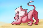 animal_genitalia anus balls butt feral fur genitals hair male presenting presenting_hindquarters simple_background solo perpleon cartoon_network steven_universe lion_(steven_universe) felid lion mammal pantherine 2019 3:2