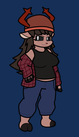 anthro beanie black_sclera cartoon_freckles clothing eyelashes female freckled_face freckled_shoulders freckles hat headgear headwear long_eyelashes pattern_clothing pattern_shirt pattern_topwear plaid plaid_clothing plaid_shirt plaid_topwear shirt solo tank_top tomboy topwear white_eyes mimolette_mae_1087 deltarune undertale_(series) dess_holiday deer mammal new_world_deer reindeer absurd_res alpha_channel hi_res