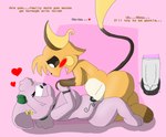 absurd_res alpha_pokemon animal_genitalia animal_pussy anthro anthro_on_anthro anthro_penetrated anthro_penetrating anthro_penetrating_anthro autism big_butt big_fangs big_penis blush bodily_fluids bow_ribbon butt canine_genitalia canine_pussy condom defloration dialogue duo ear_piercing ear_ring english_text explicitly_stated_consent eyelashes fangs female female_penetrated from_front_position generation_1_pokemon generation_2_pokemon genital_fluids genitals granbull hand_holding heart_symbol hi_res huge_butt humanoid_genitalia humanoid_penis jupe_the_alpha_raichu long_tail lying male male/female male_penetrating male_penetrating_female missionary_position monterrioashmore muffin_the_granbull nintendo nude on_back open_mouth penetration penile penile_penetration penis penis_in_pussy piercing pokemon pokemon_(species) pussy raichu ring_piercing safe_sex sex sexual_barrier_device shallow_penetration simple_background slightly_chubby slightly_chubby_female slightly_chubby_male smile tail teeth text vaginal vaginal_fluids vaginal_penetration womb_tattoo yellow_cheeks