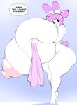 anthro areola big_areola big_breasts big_nipples breasts dialogue dipstick_ears ear_markings eyewear female glasses hair holding_object holding_towel huge_areola huge_breasts huge_nipples huge_thighs hyper hyper_areola hyper_breasts hyper_nipples multicolored_ears nipples nude pink_areola pink_nipples puffy_areola puffy_nipples purple_hair question_mark solo speech_bubble text thick_thighs towel white_body wide_hips angstrom marie_(angstrom) lagomorph leporid mammal rabbit 2023 digital_media_(artwork) english_text hi_res