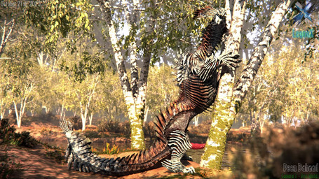 animal_genitalia armor erection feral genital_slit genitals holding_object holding_tree knot knotted_penis lake lakeside male nature nature_background penis plant solo spikes swinging_penis tree legnax capcom monster_hunter mythology dragon jin_dahaad leviathan_(mh) mythological_creature mythological_scalie scalie 16:9 3d_(artwork) 3d_animation animated digital_media_(artwork) hi_res no_sound short_playtime video widescreen
