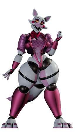 3_toes 4_fingers abs anthro barefoot big_breasts bow_tie breasts checkered checkered_clothing checkered_shirt checkered_topwear cleavage clothed clothing colored_nails eyelashes feet female fingerless_gloves fingers glistening glistening_body glistening_clothing glistening_gloves glistening_handwear glistening_jacket glistening_shirt glistening_topwear gloves handwear heart_pubes heart_symbol jacket legwear looking_at_viewer machine nails open_clothing open_jacket open_topwear pattern_clothing pattern_shirt pattern_topwear pink_body pink_clothing pink_fingerless_gloves pink_gloves pink_handwear pink_jacket pink_legwear pink_one-piece_swimsuit pink_topwear pubes purple_clothing purple_eyelids purple_nails purple_shirt purple_toenails purple_topwear red_bow_tie sharp_teeth shirt simple_background sleeveless_jacket solo spread_legs spreading standing stylized_pubes tail teeth thick_thighs toenails toes topwear white_background white_body white_pubes wide_hips yellow_eyes yellow_sclera atumalaca atumalaca_(modeler) five_nights_at_freddy's five_nights_at_freddy's_2 scottgames mangle_(fnaf) animatronic canid canine fox mammal robot robot_anthro 2025 3d_(artwork) digital_media_(artwork) full-length_portrait hi_res portrait