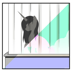 border female feral horn shower shower_curtain solo white_border wings user001 friendship_is_magic hasbro my_little_pony mythology princess_celestia_(mlp) equid equine mammal mythological_creature mythological_equine winged_unicorn 1:1 hi_res