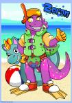 anthro claws clean_diaper clothed clothing diaper inflatable male mask nozzle pattern_diaper pool_toy purple_body purple_scales ring scales sea snorkel solo swimming_fins toony topwear unusual_anatomy unusual_wings vest water water_wings wearing_diaper webbed_gloves wings young young_anthro tropicana zoran animate_inanimate dinosaur living_inflatable prehistoric_species reptile scalie 2017 absurd_res hi_res