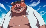 anthro belly blush bodily_fluids clothing hat headgear headwear kemono male moobs outside overweight overweight_anthro overweight_male shirt solo sweat topwear 00murice domestic_pig mammal suid suina sus_(pig) 2021