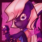 alternate_form ambiguous_gender anthro anthrofied clothed clothing colored_nails eyebrows eyelashes hair heart_symbol humanoid_hands lidded_eyes multiple_forms nails purple_eyes real smile solo tail toy reddlabs hasbro littlest_pet_shop lps_641 mammal mephitid skunk 1:1 absurd_res digital_drawing_(artwork) digital_media_(artwork) hi_res pink_theme reference_image