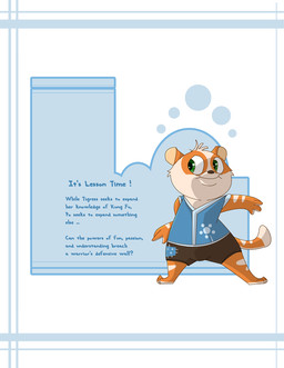 ambiguous_gender anthro exclamation_point green_eyes simple_background solo tail text white_background young young_ambiguous young_anthro unknown_artist dreamworks kung_fu_panda english_text source_request