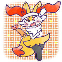 accessory ambiguous_anthro ambiguous_gender anthro biped blush blush_stickers border cute_fangs dipstick_tail fangs food front_view headband markings object_in_tail open_mouth open_smile shrimp_(food) simple_background smile solo standing tail tail_markings teeth white_border annyui0611 nintendo pokemon braixen canid generation_6_pokemon mammal pokemon_(species) 1:1 2024 digital_drawing_(artwork) digital_media_(artwork) full-length_portrait hi_res japanese_description portrait translated_description
