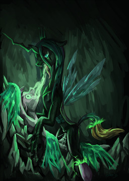 bodily_fluids bound cowgirl_position cum cum_in_vagina cum_inside dominant dominant_female duo erection fangs female female_on_top female_rape feral forced from_front_position genital_fluids genitals green_eyes green_hair hair hole_(anatomy) horn insect_wings male male/female male_on_bottom male_raped nightmare_fuel nude on_bottom on_top penis quadruped rape sex soul_stealing soul_vore straddling tail teeth tongue tongue_out transformation vein veiny_penis vore vulva what_has_magic_done wings audrarius friendship_is_magic hasbro my_little_pony queen_chrysalis_(mlp) arthropod changeling_(mlp) equid equine horse mammal pony 2013 digital_media_(artwork) hi_res