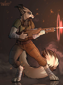 angry anthro armor astra_militarum body_armor bulletproof_vest digitigrade energy_weapon feet fire foggy_background foot_wraps futuristic_gun gun holding_gun holding_object holding_ranged_weapon holding_rifle holding_weapon imperial_guard laser_beam laser_gun lasgun male ranged_weapon rifle shooting side_view standing tools weapon wraps wrist_wraps xleb0rezka warhammer_(franchise) warhammer_40000 domestic_cat felid feline felinid felis lynx mammal 3:4 full-length_portrait hi_res portrait