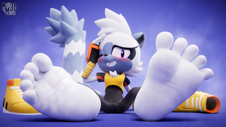 5_toes anthro barefoot clothing feet female female_anthro footwear markings one_eye_closed purple_eyes shoes shoes_removed smelly smelly_feet soles solo striped_markings striped_tail stripes tail tail_markings toes milkmeister3d idw_publishing sega sonic_the_hedgehog_(comics) sonic_the_hedgehog_(idw) sonic_the_hedgehog_(series) tangle_the_lemur lemur mammal primate ring-tailed_lemur strepsirrhine 16:9 3d_(artwork) 4k absurd_res digital_media_(artwork) hi_res widescreen