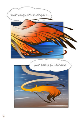 ambiguous_form ambiguous_gender beach beachside comic_panel dialogue hybrid_wings insect_wings lepidopteran_wings night sea seaside solo tail tail_tuft text thought_bubble tuft water wings entitropy halbert_vel_(entitropy) avian 2:3 absurd_res comic english_text hi_res