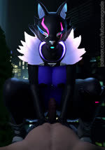 3d_(artwork) 3d_animation animal_humanoid animated anthro anthro_penetrated armor better_version_at_source black_body blender_(artwork) blender_eevee blinking blue_mouth blue_nails blue_pussy blue_sclera bodily_fluids boots breasts breathing breathing_noises building canid canid_humanoid canine canine_humanoid canis cheek_tuft city city_background cityscape clothing collar colored_nails cowgirl_position crouching cum cum_inside digital_media_(artwork) dominant dominant_female duo epic_games eye_contact eye_scar eyes_closed facial_scar facial_tuft female female_on_top first_person_view footwear fortnite from_front_position front_view fur genital_fluids genitals glowing glowing_clothing hand_on_chest highwire highwire_(nyaasapphire) human human_on_anthro human_penetrating human_penetrating_anthro humanoid humanoid_genitalia humanoid_penis interspecies leaning leaning_forward looking_at_another looking_at_viewer looking_pleasured loop male male/female mammal mammal_humanoid moan mouth_closed nails navel night nipples notched_ear nude on_bottom on_top open_mouth outside outside_sex pack_leader_highwire penetration penis pink_eyes plant pupils purple_body pussy railing scar sex shin_guards shoes sound tail teal_eyes thick_thighs tuft turborenegade watermark webm white_pupils wolf