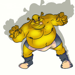 5_fingers anthro areola arm_hair arms_bent bald belly belly_hair big_nose black_eyebrows blue_boots blue_clothing blue_footwear body_hair boots bottomwear brown_eyes chest_hair clothed clothed_humanoid clothed_male clothing colored_nails ear_stalk eyebrows fingernails fingers footwear furrowed_eyebrows green_areola green_body green_fingernails green_nails green_skin light looking_at_viewer male male_humanoid musclegut muscular muscular_humanoid muscular_male nails navel not_furry overweight overweight_anthro overweight_male pecs shoes shorts simple_background snarling solo standing teeth topless topless_humanoid topless_male white_background white_bottomwear white_clothing white_shorts joesanchez dreamworks shrek_(series) shrek_(character) humanoid ogre 1:1 2024 colored digital_drawing_(artwork) digital_media_(artwork) english_description full-length_portrait hi_res lighting portrait shaded