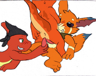 3_toes 4_fingers anthro anthro_on_anthro anus balls black_eyes blue_body blue_fur blush bodily_fluids butt cowgirl_position dipstick_ears dipstick_tail ear_markings erection fangs feet fingers from_front_position fur genitals green_eyes grin group group_sex hand_on_butt looking_at_another looking_at_genitalia looking_at_partner looking_at_penis lying male male/male male_on_bottom male_on_top markings multicolored_body multicolored_ears multicolored_fur multicolored_skin multicolored_tail no_sclera nude on_back on_bottom on_front on_top orange_body orange_fur orange_skin penis penis_grab red_body red_skin sex shota simple_background smile spread_butt spreading sweat tail tail_markings tan_body tan_fur tan_skin tapering_penis teeth threesome toes trio white_background yellow_body yellow_skin young young_anthro young_male vitrex disney league_of_legends lilo_and_stitch nintendo pokemon riot_games tencent fan_character gnar_(lol) kyro_(eraquis) vitrex_(character) alien charmander charmeleon experiment_(lilo_and_stitch) generation_1_pokemon mammal pokemon_(species) yordle crossover source_request