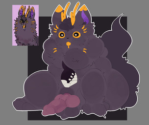 animal_genitalia animal_penis antlers balls big_pupils bone canine_genitalia canine_penis dilated_pupils erection fangs fluffy fluffy_tail genitals head_tuft heart_eyes heart_symbol horn knot knotted_penis male neck_tuft open_mouth orange_antlers orange_sclera penis pointy_ears pupils simple_background solo spinal_cord tail teeth tongue tongue_out tuft viahonie asian_mythology chinese_mythology east_asian_mythology fabulous_beasts fenz_(studio) mythology hou_(fabulous_beasts) mythological_creature undead absurd_res hi_res reference_image