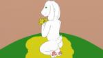 anthro anus balls butt flower genitals male nude paws plant solo tail young young_anthro young_male vigmarr undertale undertale_(series) asriel_dreemurr boss_monster_(undertale) bovid caprine mammal 16:9 4k absurd_res hi_res widescreen