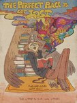 ambiguous_gender beak black_clothing black_sweater black_topwear book book_stack bottomwear brown_body brown_bottomwear brown_clothing brown_feathers brown_footwear brown_pants brown_shoes brown_wings bubble_text city cityscape clothing feathers flower footwear holding_book holding_object kissing pants planet plant poster_(object) rainbow reading reading_book ringed_planet ship shoes sitting solo star sweater text topwear vehicle watercraft wings yellow_flower yellow_text possessedopossum mythology avian bird dragon felid mammal mythological_creature mythological_scalie owl pantherine scalie tiger 3:4 english_text hi_res