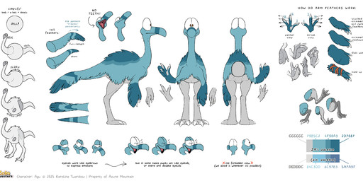3_fingers blue_body blue_feathers claws color_swatch eyes_closed feathers feral fingers male open_mouth solo text tongue white_claws twarda8 zniw_adventure agu_(zniw_adventure) dinosaur ornithomimid ornithomimosaur prehistoric_species reptile saurischian scalie struthiomimus theropod 2025 artist_name colored english_text hi_res model_sheet official_art