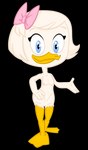 accessory anthro blue_eyes bow_(feature) bow_accessory bow_ribbon feet female hair_accessory hair_bow hair_ribbon loli looking_at_viewer membrane_(anatomy) nipples nude ribbons solo standing toes webbed_feet young young_anthro young_female amorousartist disney ducktales ducktales_(2017) webby_vanderquack anatid anseriform avian bird duck alpha_channel hi_res