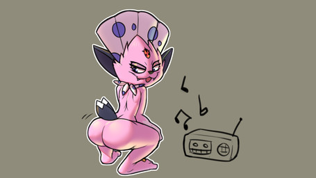 ambiguous_gender anthro barefoot bedroom_eyes blep butt butt_focus claws countershade_feet countershading crouching digit_ring feathers feet fur jewelry male narrowed_eyes nude paws pink_body pink_fur pink_soles plantigrade pokemorph purple_eyes rear_view ring seductive shaking_butt sketch_background soles solo tail toe_ring toes tongue tongue_out twerking two_tone_feet two_tone_paws rodricoro nintendo pokemon fan_character kerolink generation_4_pokemon pokemon_(species) weavile 16:9 colored digital_media_(artwork) full-length_portrait hi_res portrait shaded sketch widescreen