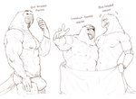 5_fingers abs age_difference anthro anthro_on_anthro areola arm_tuft armwear athletic athletic_anthro athletic_male back_tuft beak beak_markings belly_tuft biceps big_biceps big_bulge big_deltoids big_muscles big_pecs bracelet bulge chest_tuft closed_smile clothed clothed_anthro clothed_male clothing covering covering_another covering_crotch covering_self deltoids dessert duo eating eye_patch eye_patch_only eyebrows eyelids eyes_closed eyewear eyewear_on_head eyewear_only feather_tuft feathers fingers food forearm_muscles foreshortening front_view gesture glasses glasses_on_head half-closed_eyes hand_gesture happy head_tuft holding_food holding_ice_cream holding_ice_cream_cone holding_object holding_towel huge_muscles huge_pecs humanoid_hands ice_cream ice_cream_cone jewelry latissimus_dorsi leg_tuft looking_aside looking_at_viewer looking_away male male/male male_anthro male_on_anthro manly markings mature_anthro mature_male melting_ice_cream mostly_nude mostly_nude_anthro mostly_nude_male motion_outline mouth_closed muscle_size_difference musclegut muscular muscular_anthro muscular_arms muscular_legs muscular_male narrowed_eyes navel neck_tuft nipples non-mammal_navel non-mammal_nipples nude obliques older_anthro older_anthro_younger_anthro older_anthro_younger_male older_male older_male_younger_anthro older_male_younger_male open_mouth open_smile overweight overweight_anthro overweight_male partially_submerged pecs pose pubes rib_cage serratus side_view simple_background skimpy skimpy_speedo skimpy_swimwear small_eyes smile smiling_at_viewer solo speedo standing suggestive suggestive_gesture summer sunglasses sunglasses_on_head swimwear tail tail_feathers tail_feathers_tuft tight_clothing tight_speedo tight_swimwear tongue topless topless_anthro topless_male towel trapezius triceps tuft v-cut water white_background wristwear younger_anthro younger_male midnightsultry ara_(genus) avian bird blue-throated_macaw chestnut-fronted_macaw macaw neotropical_parrot parrot true_parrot 2023 brown_and_white digital_drawing_(artwork) digital_media_(artwork) hi_res monochrome multiple_images sketch sketch_page