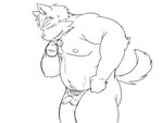 anthro balls belly genitals humanoid_genitalia humanoid_hands humanoid_penis kemono male moobs navel nipples overweight overweight_anthro overweight_male penis simple_background solo white_background oogamikennta third-party_edit canid canine canis domestic_dog mammal 2015 4:3 censor_removal_edit