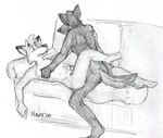 anthro anthro_on_anthro anthro_penetrated anthro_penetrating anthro_penetrating_anthro bodily_fluids cum cum_on_belly cum_on_body cum_on_own_belly cum_on_self duo erection eyebrows from_front_position fur furniture genital_fluids genitals head_tuft leg_wrap looking_at_another looking_at_partner lying male male/male male_penetrated male_penetrating male_penetrating_male missionary_position nude on_back penetration penis plantigrade sex simple_background snout sofa sofa_sex tail tuft white_background sean_o'hare canid canine fox mammal red_fox true_fox 2000 low_res