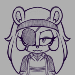 accessory anthro clothing cosplay crossover_cosplay eye_patch eyelashes eyewear fangs female headband long_eyelashes looking_at_viewer military_uniform narrowed_eyes neutral_expression one_eye_obstructed solo sweater teeth topwear turtleneck uniform cocomania konami metal_gear sega sonic_the_hedgehog_(series) coco_the_ferret fan_character solid_snake domestic_ferret mammal mustelid musteline true_musteline weasel 1:1 crossover