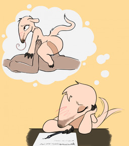 anthro blush butt cowgirl_position daydream duo eyelashes eyeshadow female from_front_position genitals long_eyelashes makeup male nude nude_female on_bottom on_top penetration penile penile_penetration penis penis_in_vagina sex tail tail_motion tailwag tongue tongue_out vaginal vaginal_penetration krejopyt scarlet_(krejopyt) anteater mammal pilosan tamandua xenarthran hi_res