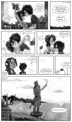 4_fingers accessory adolescent anthro aroused blush breasts building city city_background clothed clothing day detailed_background dialogue discarded_clothing eyes_closed eyewear female fingers flat_chested furniture glasses group happy heart_symbol house hug human_on_anthro interspecies kissing light living_room loli male nipple_kiss nipples plant scenery sculpture sea size_difference small_breasts statue sunlight text topless tree undressing water window young young_anthro young_female young_male piporete hiro_(piporete) jin_yorushika keiko_sakmat minami_(piporete) canid canine canis felid feline human lion mammal pantherine prehistoric_species saber-toothed_tiger wolf absurd_res comic english_text hi_res monochrome right_to_left signature url