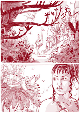 armor avian_mount back_wings barbarian biped breasts butt day eyebrows eyelashes female fingering flower flying from_front_position genitals group insect_wings iris lying male male/female male/male micro missionary_position multi_fuck not_furry_focus nude on_back penis plant pupils sex sitting sitting_on_another tree wings furronika conina_(furronika) fairy human humanoid mammal winged_humanoid colored_sketch comic hi_res sketch