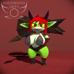 ally_(palewdas) areola armor belly big_breasts big_butt big_ears bikini_armor boots bouncing_belly bouncing_breasts bouncing_butt breastplate breasts butt clothed clothing female fingers footwear giant_hammer gloves green_body green_eyes green_skin hair hammer handwear horn looking_at_viewer markings nipples not_furry overweight overweight_female red_hair scar sharp_teeth shoes short_stack slightly_chubby slightly_chubby_female solo teeth tit_drop tools tribal tribal_markings unconvincing_armor warpaint palewdas_arts atlyss goblin humanoid imp_(atlyss) 1:1 3d_(artwork) 3d_animation animated blender_(artwork) digital_media_(artwork) hi_res long_playtime no_sound tagme webm