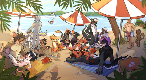 adult_on_young age_difference animal_genitalia animal_genitalia_on_humanoid anthro arm_tuft beach beach_chair beach_towel blush blush_lines boat bodily_fluids bucket butt chair clothing container cowgirl_position cum cum_on_body cum_on_face cum_on_penis cumshot dripping duo ejaculation elbow_tuft exhibitionism eyes_closed eyewear fellatio female from_front_position furniture genital_fluids genitals gesture glasses group group_nudity group_sex hand_gesture hand_on_head hand_on_hip heart_(marking) heart_symbol humanoid_genitalia knot knotted_penis knotted_strapon leaf looking_pleasured lying male male/female male/male markings missionary_position nude on_back on_bottom on_chair on_top open_mouth oral orgy penile penis plant pointing pointing_at_another precum precum_drip public public_nudity public_sex raised_hand raised_tail removing_underwear reverse_cowgirl_position sand_castle sculpture seashell sex sex_on_the_beach shadow shell sign size_difference spread_legs spreading standing_on_chair strapon sweat sweatdrop swimming_trunks swimwear tail tail_motion tailwag threesome tongue tongue_out towel tree trio tuft umbrella vehicle water watercraft wood wood_sign young young_anthro young_on_young nocneko canid canine felid feline fox hybrid mammal hi_res incest_(lore) sibling_(lore) twincest_(lore) twins_(lore)