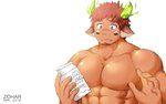 abs beard beverage_carton blush carton container deltoids facial_hair hair holding_carton holding_container holding_object male milk_carton milk_container muscular muscular_humanoid muscular_male nipples pecs red_hair simple_background solo tan_body tan_skin white_background zoharwolf lifewonders tokyo_afterschool_summoners wakan_tanka_(tas) animal_humanoid bovid bovid_humanoid bovine bovine_humanoid cattle_humanoid humanoid mammal mammal_humanoid 16:10 2018 hi_res widescreen