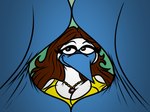 4:3 anthro avian bird blue-footed_booby booby_(bird) breasts feet female foot_fetish humanoid_feet looking_at_viewer plantigrade raphjam85 sole_tunnel soles solo sulid