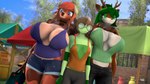 anthro antlers big_breasts breast_envy breasts brown_hair buckteeth cleavage clothed clothing eyewear female flat_chested glasses green_hair group hair horn huge_breasts mature_female neck_tuft outside red_hair revamped_anthros size_difference slightly_chubby slightly_chubby_female teeth trio tuft donglysfm freya_(donglysfm) lily_springtail_(donglysfm) tea_tree_(donglysfm) bovid bovine cattle deer lizard mammal reptile scalie 16:9 3d_(artwork) 4k absurd_res digital_media_(artwork) hi_res source_filmmaker_(artwork) widescreen