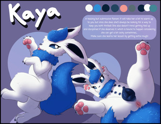 alternate_color animal_genitalia animal_vulva anus black_border blue_body blue_fur bodily_fluids border canine_genitalia canine_vulva claws female feral fur genital_fluids genitals lying multi_nipple nipples nude on_back pawpads pink_pawpads presenting presenting_vulva pupils solo tail text toe_claws tongue vulva white_body white_fur 2vv7 conditional_dnp nintendo pokemon eeveelution flareon generation_1_pokemon pokemon_(species) 2025 hi_res model_sheet watermark