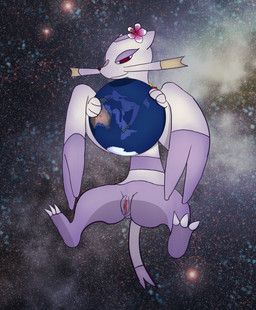 anthro butt claws female flower genitals giga macro nude paws planet plant solo space spread_legs spreading tail terra_macro vulva mewskieblueskie nintendo pokemon generation_5_pokemon mammal mienshao pokemon_(species) hi_res