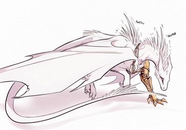 claws female feral finger_claws front_view horn looking_at_viewer prosthetic prosthetic_arm prosthetic_limb quadruped red_sclera scar simple_background solo standing tail toe_claws white_background wings lizet mythology amelyndra_(lizet) dragon mythological_creature mythological_scalie scalie 2025 digital_media_(artwork) full-length_portrait portrait