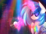 abstract_background cutie_mark disc disc_jockey eyewear female feral fur glasses glowstick hair horn magic multicolored_hair record smile solo two_tone_hair white_body white_fur chanceyb equum_amici friendship_is_magic hasbro my_little_pony mythology vinyl_scratch_(mlp) equid equine mammal mythological_creature mythological_equine unicorn 2016 4:3 animated long_playtime sound webm