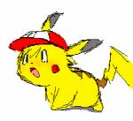 ambiguous_gender clothing hat headgear headwear solo pasaran nintendo pokemon ashchu generation_1_pokemon pikachu pokemon_(species) low_res thumbnail