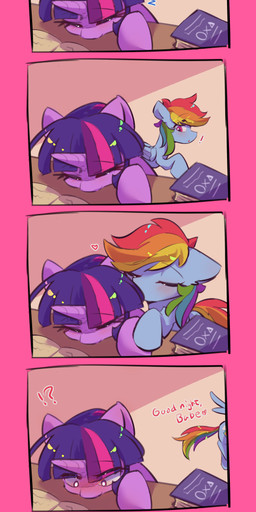 blue_body blue_wings blush book cutie_mark desk duo exclamation_point eyes_closed feathered_wings feathers female feral furniture hair heart_symbol horn interrobang multicolored_hair purple_body purple_hair rainbow_hair sleeping sound_effects table text two_tone_hair vowelless vowelless_sound_effect wings zzz lexiedraw friendship_is_magic hasbro my_little_pony mythology rainbow_dash_(mlp) twilight_sparkle_(mlp) equid equine horse mammal mythological_creature mythological_equine pegasus pony unicorn 2021 absurd_res english_text hi_res