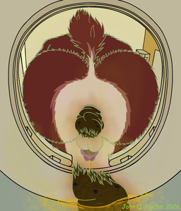 anthro anus backsack balls big_butt bodily_fluids butt butt_focus fart fart_fetish feces foreskin genital_fluids genitals glans humanoid_genitalia humanoid_penis low-angle_view male obese overweight peeing penis perineum pooping raised_tail retracted_foreskin scatplay sitting tail toilet toilet_use urine watersports worm's-eye_view john_q._psychic echo_(game) echo_(series) echo_project leo_alvarez canid canine canis mammal maned_wolf wolf hi_res