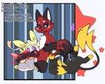 anthro attribute_theft big_penis black_penis cuckold furgonomics furry-specific_piercing genitals genitals_shrinking group humiliation knot knotted_penis male male/male penis penis_humiliation penis_shrinking piercing size_difference size_play size_shaming size_theft small_penis_humiliation tail tail_piercing text trio twinkletwilight nintendo pokemon lipe_(character) negachu eeveelution generation_1_pokemon generation_6_pokemon generation_8_pokemon nickit pokemon_(species) raichu sylveon 5:4 english_text hi_res