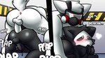 anal anal_penetration anthro anthro_on_anthro anthro_penetrated anthro_penetrating anthro_penetrating_anthro balls black_body black_fur blush bodily_fluids butt colored_cum cum doggystyle duo erection from_behind_position fur gas_mask genital_fluids genitals humanoid_genitalia humanoid_penis leaking_cum male male/male male_penetrated male_penetrating male_penetrating_male mask nude onomatopoeia pawpads penetration penile penile_penetration penis penis_in_ass pink_pawpads sex sound_effects tail text unusual_bodily_fluids unusual_cum unusual_genital_fluids white_body white_fur alliartist changed_(video_game) dr._k_(changed) puro_(changed) canid canine canis goo_creature mammal wolf 2024 colored digital_drawing_(artwork) digital_media_(artwork) english_text hi_res