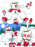 big_butt bodily_fluids butt candy candy_cane dessert dialogue dildo female feral food freckles genital_fluids genitals neck_tuft penetration pussy sex_toy solo tail text tuft vaginal vaginal_penetration japansadface junipurr domestic_cat felid feline felis mammal