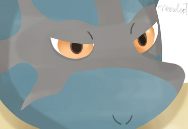 aged_up anthro blue_body blue_fur brown_pupils face_focus fur grey_body grey_fur male mouth_closed noseless orange_eyes pupils simple_background smile solo tan_body tan_fur three-quarter_view white_background mouselect nintendo pokemon generation_4_pokemon lucario pokemon_(species) digital_drawing_(artwork) digital_media_(artwork) digital_painting_(artwork) hi_res icon painting_(artwork)