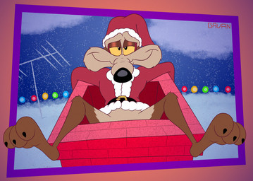 3_toes anthro arched_soles arm_tuft athletic bedroom_eyes belt biped black_eyes black_nose black_toe_claws blue_sky bottomless bottomless_anthro bottomless_male brick_chimney brown_body brown_fur building calf_tuft chest_tuft chimney christmas_clothing christmas_decorations christmas_headwear christmas_lights claws clothed clothing cloud cloudy_sky costume curling_toes elbow_tuft eyebrows feet foot_focus fur grin grinning_at_viewer half-closed_eyes hat headgear headwear holidays house humanoid_feet humanoid_heel knee_tuft leg_tuft looking_back male multicolored_body multicolored_fur narrowed_eyes night outside paws plantigrade pose presenting rooftop santa_coat santa_costume santa_hat seductive shoulder_tuft sitting skinny sky smile smiling_at_viewer smirk smirking_at_viewer snow soles solo tan_body tan_eyebrows tan_fur toe_claws toes tuft two_tone_body two_tone_fur yellow_sclera gavanzude christmas looney_tunes warner_brothers wile_e._coyote canid canine canis coyote mammal 2025 colored digital_drawing_(artwork) digital_media_(artwork) flat_colors hi_res pinup signature